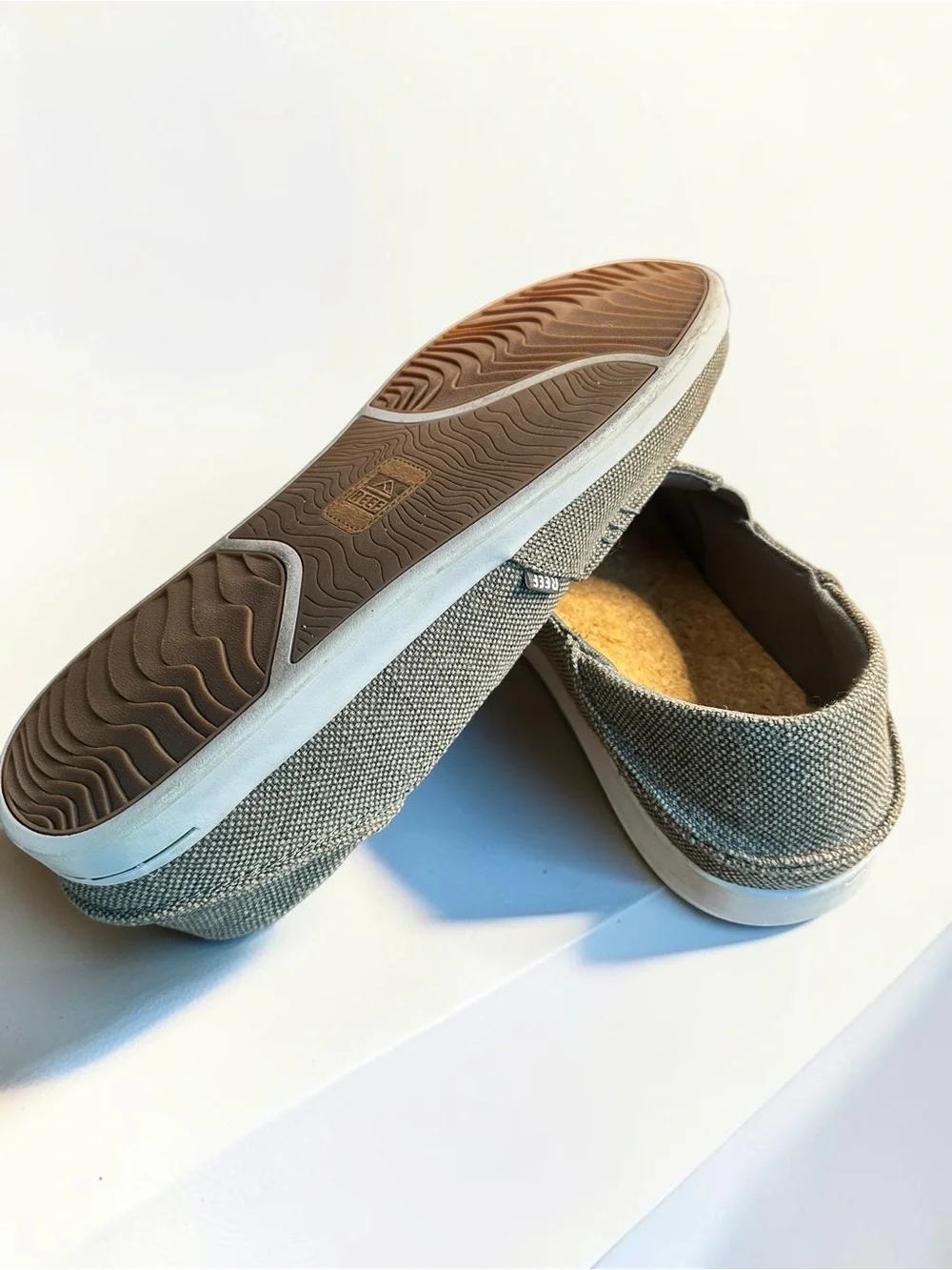 Reef Men’s Matey Slip-On Casual Shoes in Gray